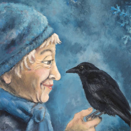 Ann Møller, maleri, Kunstrunden Sydvestjylland, påsken 2019