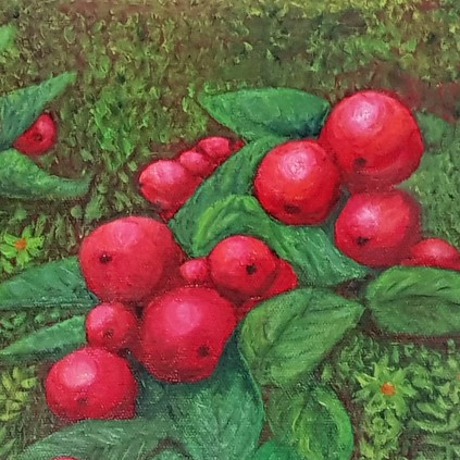 Birgitte Valentin, maleri, Kunstrunden Sydvestjylland, påsken 2019