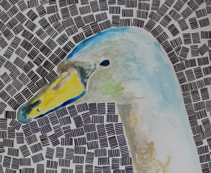 Jane Boes, maleri, Kunstrunden Sydvestjylland, påsken 2019