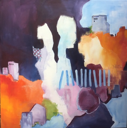 Kirsten Simested, kunst, maleri, Kunstrunden Sydvestjylland, påsken