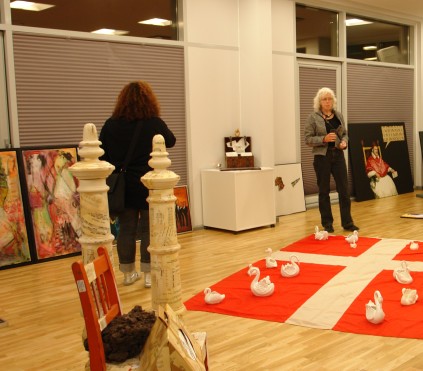 Skærbæk Fritidscenter, kunst, maleri, Kunstrunden Sydvestjylland, påsken 2019