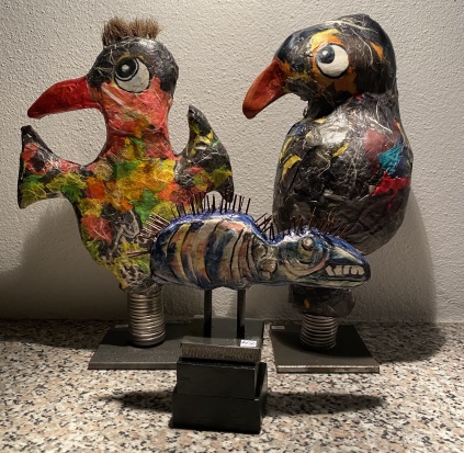 Ragna Bak Hansen, skulpturer, kunsthåndværk, Kunstrunden Sydvestjylland, påsken  